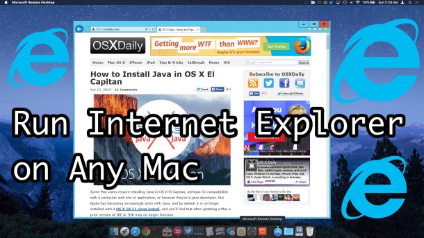 How to download internet explorer on mac